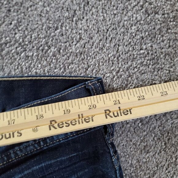 Silver Jeans Mens 40x30 Blue Straight Denim Allan - Picture 9 of 15